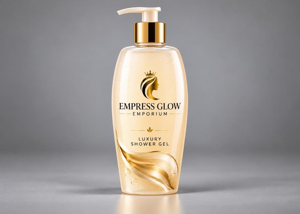 Empress Glow Luxury Shower Gel - Editorial Presentation